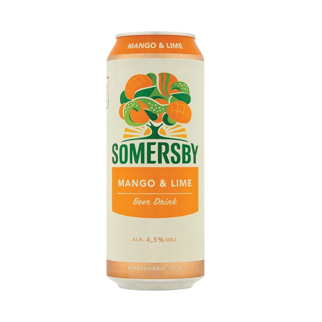 Somersby Mango & Lime Flavour Beer Drink 4.5 24 x 500ml cans Dranken