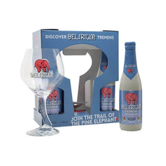 Delirium Tremens Belgian Beer Gift Set - Tasting Glass &  4 x330ml Bottles