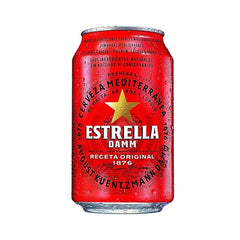 Estrella Damm Lager Beer Cans 24 x 330ml