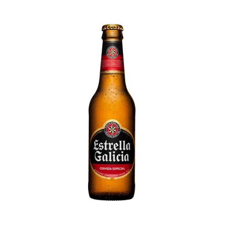 Estrella Galicia Spanish Lager 24 x 330ml Bottles