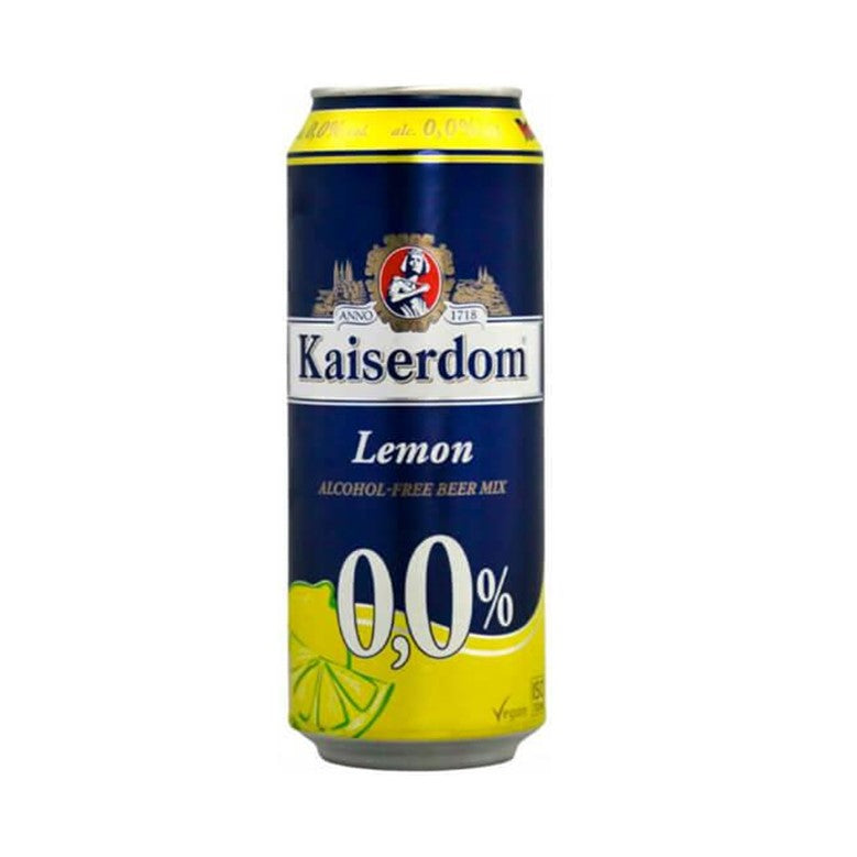 Kaiserdom Lemon Flavour 0.0% Lager Alcohol Free 24 x 500ml cans