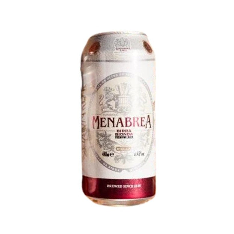 Menabrea Italian Lager 4.8% 12 x 440ml cans