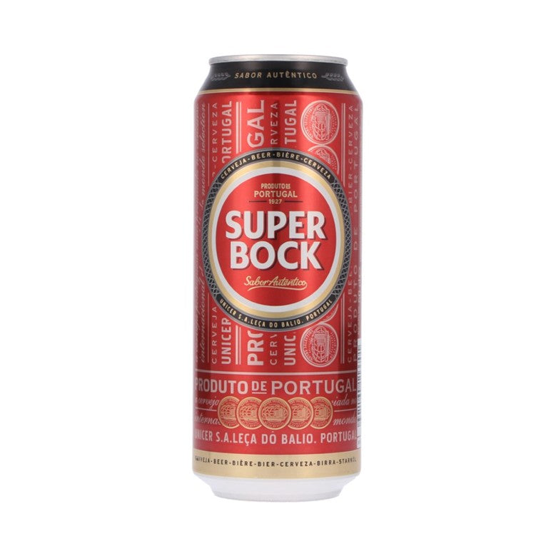 Supeer Lagger Super Bock Portugese Lager 24 x 500ml cans | Dranken.co.uk