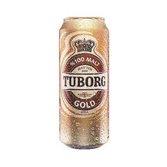 Tuborg Gold 100% Malt Lager 24 x 500ml cans