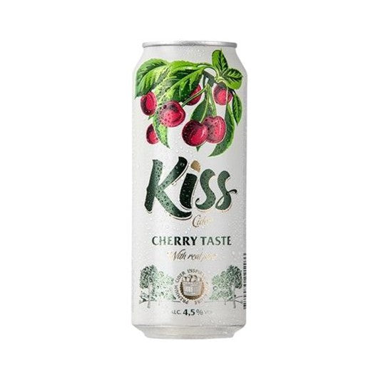 Kiss Cherry Flavour Cider 4.5% 24 x 500ml