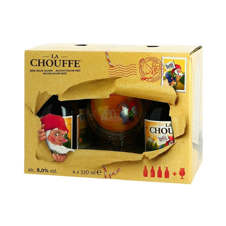 La Chouffe Giftset 8% 4 x 33cl