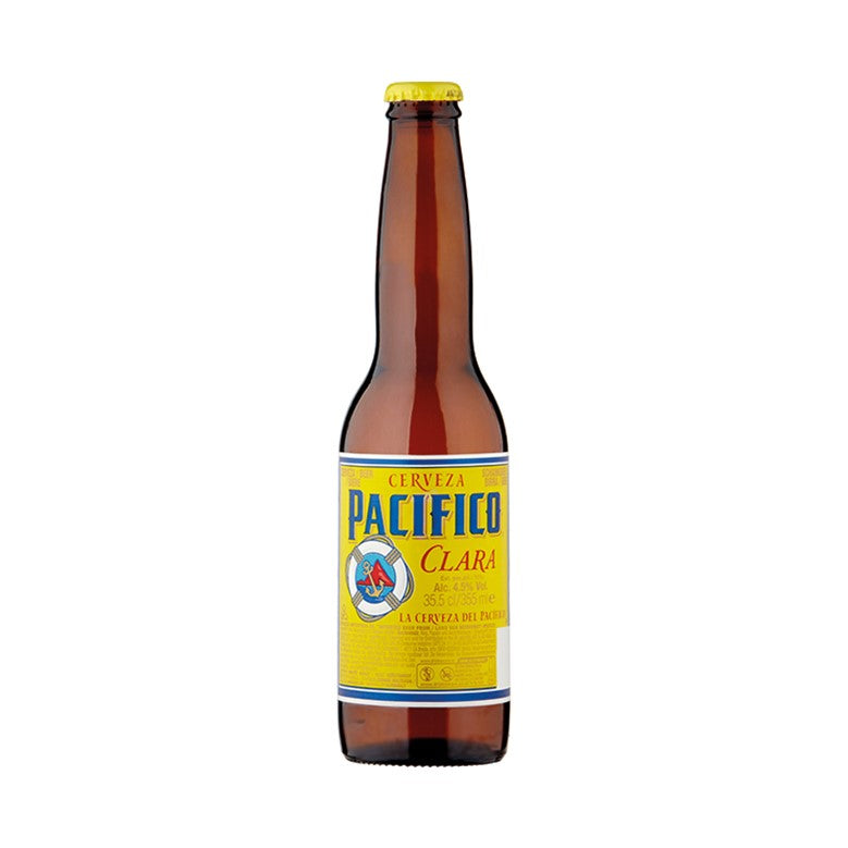 Pacifiso Pacifico Clara Mexican Beer 24 x 355ml NRB | Dranken.co.uk