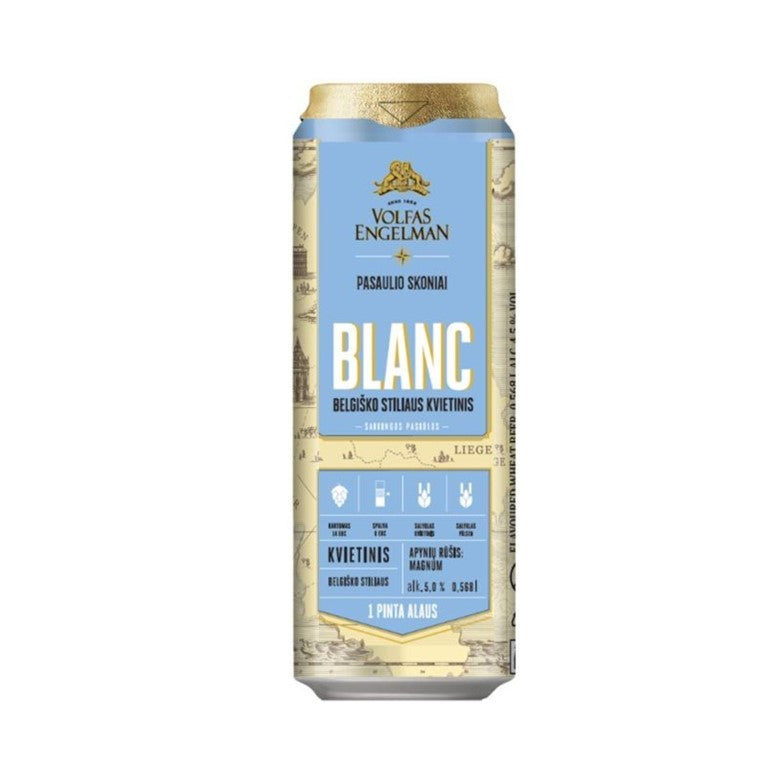Volfas Engelman Blanc 5% Wheat Beer 24 x 568ml