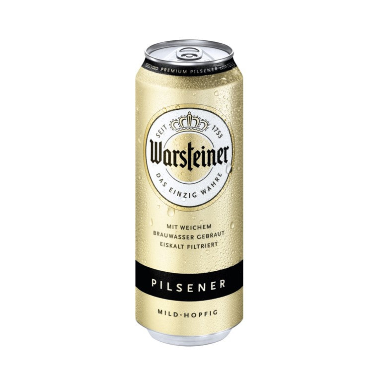 Warsteiner Pils 4.8% 24 x 50cl cans