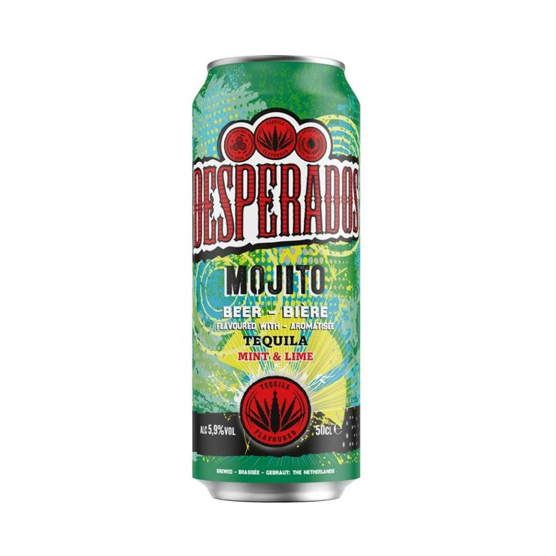 Desperados Mojito Mint & Lime Tequila Flavoured Beer 24 x 500ml cans
