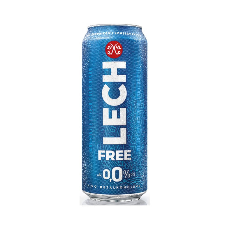 Lech 0.0% Alcohol Free Polish Lager 24 x 500ml cans