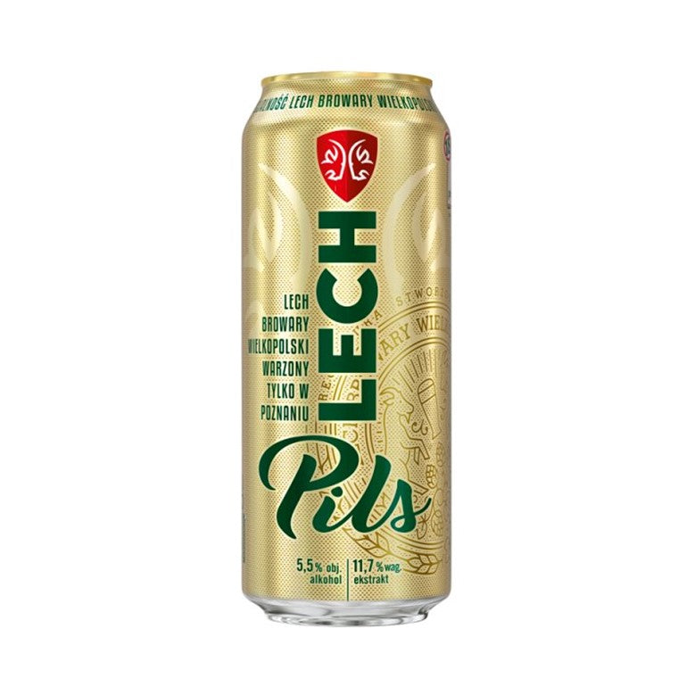 Lech Ber Lech Pils 5.5% 24 x 500ml cans | Dranken.co.uk