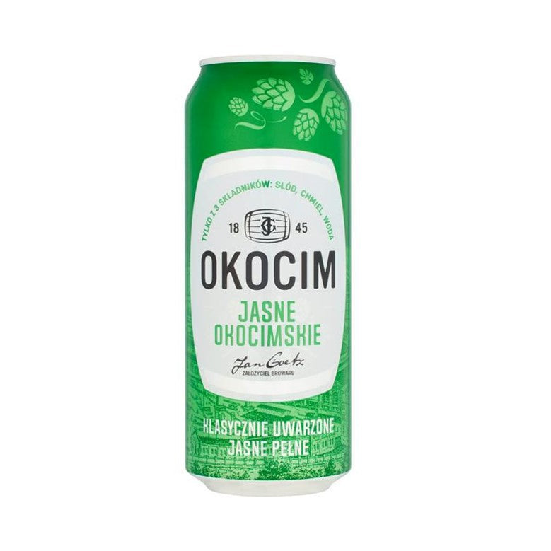 Okocim Jasne Polish Lager 5.1% abv 24 x 500ml cans