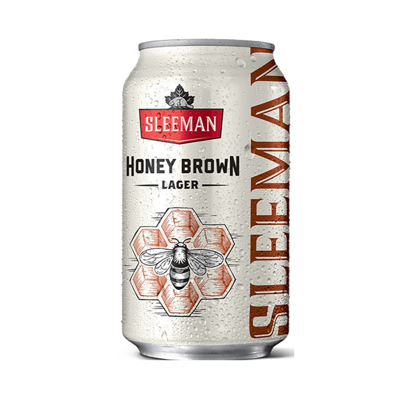Sleeman Honey Brown Lager 12 x 35.5CL cans