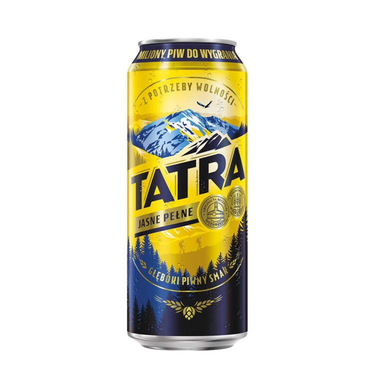 Tatra Polish Beer 6% 24 x 500ml cans
